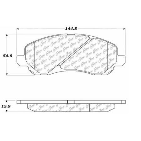 CENTRIC PARTS Brake Part, 103.08660 103.08660